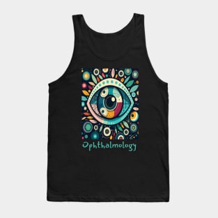 Ophthalmology colorful brafdesign Tank Top